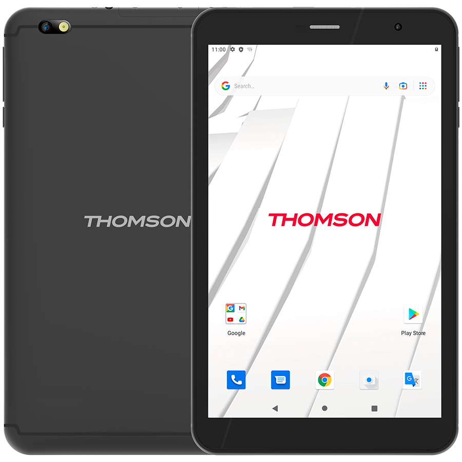 THOMSON TEO8 LTE, 8-inch (1280X800) HD display, Quad Qore SC9832E, 2 GB RAM, 32 GB ROM, 1xNANO SIM, 1xMicroSD, 1xMicroUSB, 2.0MP front camera, 5.0MP rear camera, WiFi AC, 4G LTE, BT 4.0, 4000mAh 3.8V  [1]