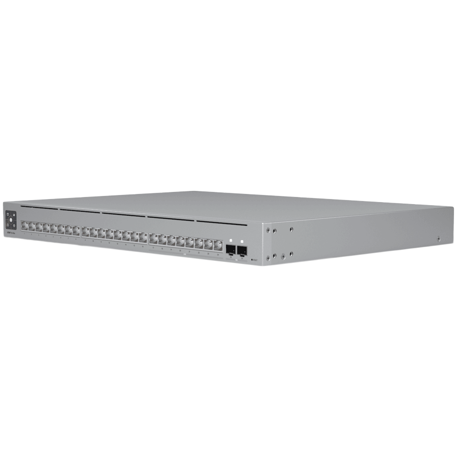 Ubiquiti 24-port, Layer 3 Etherlighting switch with 2.5 GbE, 8x 2.5 GbE RJ45 ports, 16x GbE RJ45 ports, 2x 10G SFP+ ports [2]