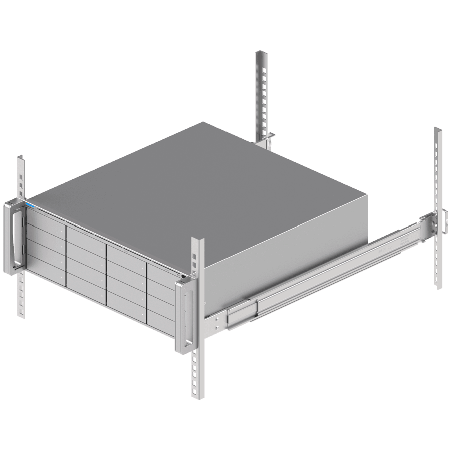 Ubiquiti 3U NVR with (16) 2.5/3.5” drive bays, supporting up to (70) 4K cameras or (210) Full HD cameras [4]