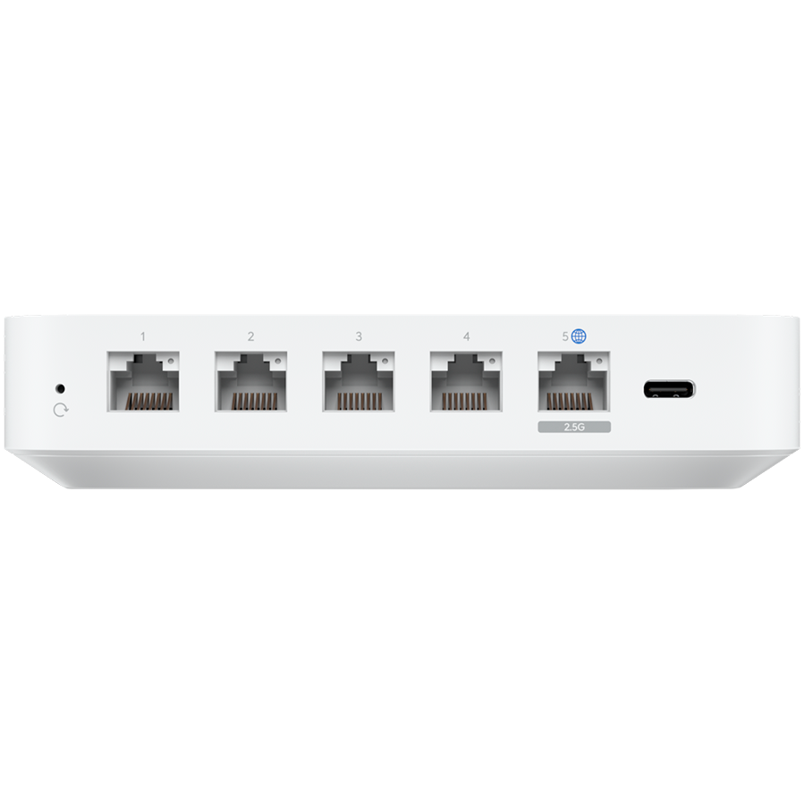 UBIQUITI Compact UniFi Cloud Gateway with a full suite of advanced routing and security features:Runs UniFi Network for full-stack network management;Manages 30+ UniFi devices and 300+ clients;1 Gbps [2]