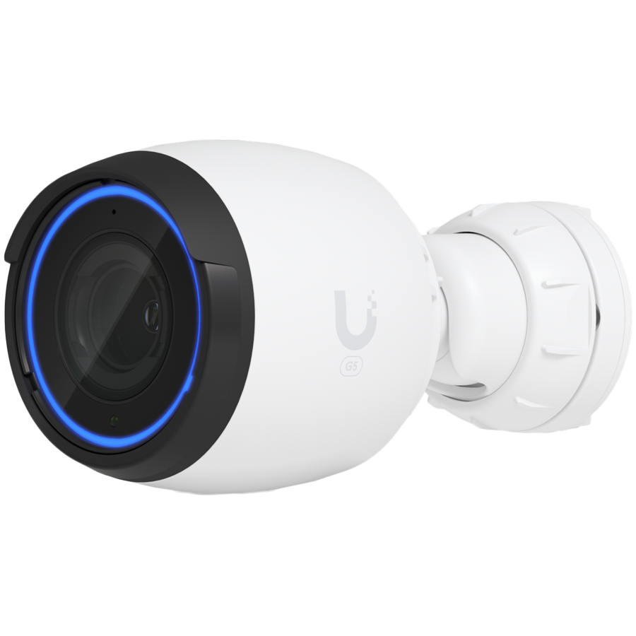 UBIQUITI G5 Pro; 4K (8MP) video resolution; 3x optical zoom; 25 m (82 ft) IR night vision; AI event detections; Record audio with an integrated microphone; Connect and power using PoE; Weatherproof (o [1]