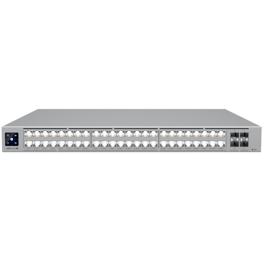 Ubiquiti Layer 3 Etherlighting USW-Pro-XG-48-PoE-EU (32) 10 GbE, (16) 2.5 GbE PoE, and (4) 25G SFP28 ports [1]