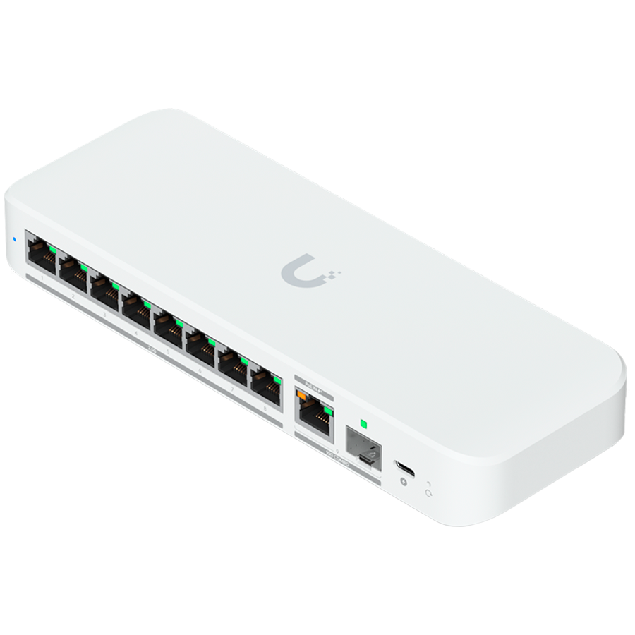 Ubiquiti switch USW-Flex-2.5G-8-EU 8-port 2.5 GbE ports, 10 GbE PoE+ input port for power / SFP+ port combo [4]