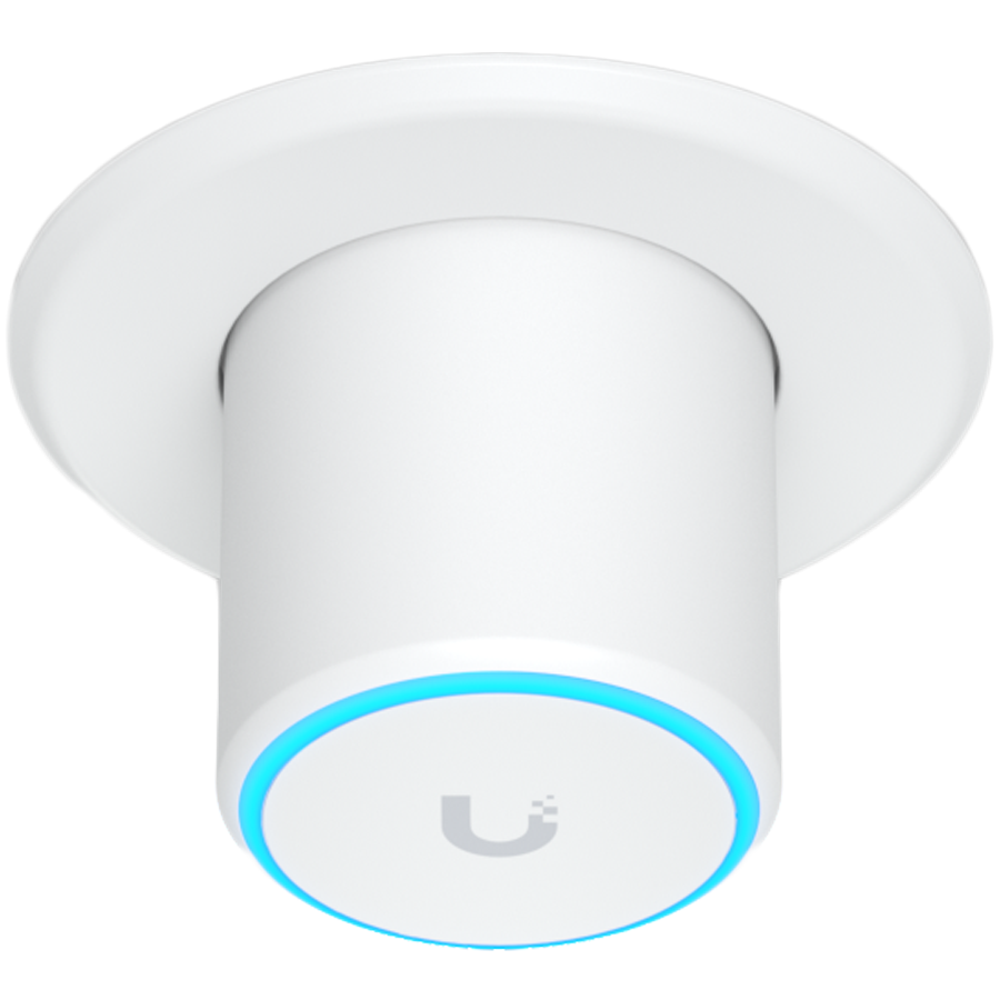 UBIQUITI U6 Mesh, WiFi 6, 6 spatial streams, 140 m² (1,500 ft²) coverage, 300+ connected devices, Powered using PoE, GbE uplink, Versatile tabletop, wall, and pole mounting, Weatherproof (outdoor expo [2]