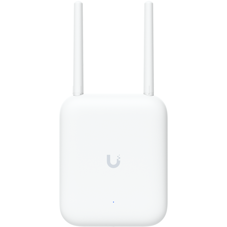 Ubiquiti U7-Outdoor All-weather WiFi 7 AP with 4 spatial streams, an integrated directional super antenna, and versatile mounting options [1]