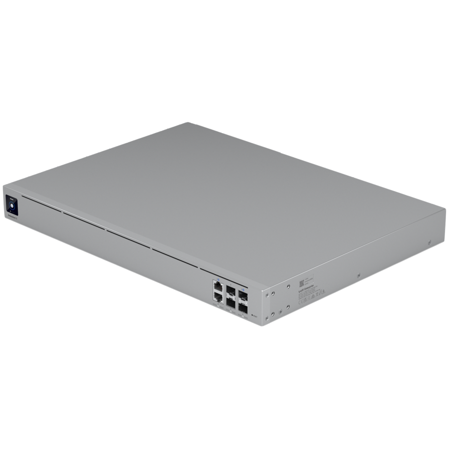 Ubiquiti UniFi EFG-EU 25G Enterprise-grade 25 Gbps UniFi Cloud Gateway with two WAN ports, 12.5 Gbps routing with IDS/IPS, (2) 25G SFP28, (2) 10G SFP+, and (2) 2.5 GbE RJ45 ports, 2x included hot-swap [3]