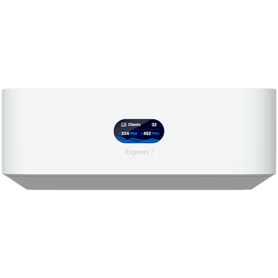 Ubiquiti UniFi Express 7 UX7 Mesh-scalable, super-compact 10G Cloud Gateway with integrated WiFi 7, 10 GbE RJ45 WAN port, 2.5 GbE RJ45 LAN port to extend network, up to 30+ UniFi devices and 300+ clie [2]