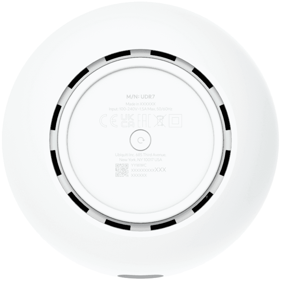 Ubiquiti UniFi UDR7 Dream Router 7 Desktop 10G Cloud Gateway with integrated WiFi 7, PoE switch, microSD storage, and full UniFi application support, 10G SFP+ and (1) 2.5 GbE RJ45 WAN port, 64 GB micr [5]