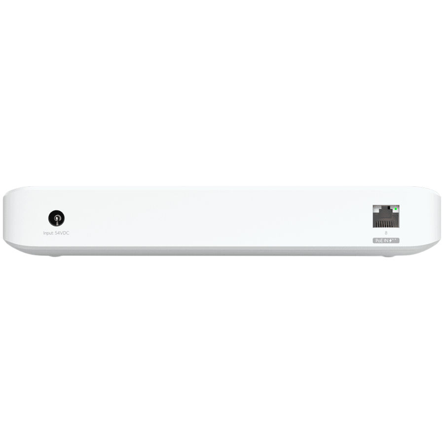 Ubiquiti USW-Ultra-60W Layer 2, 8-port GbE PoE switch: 7x GbE PoE+ output ports, GbE port with optional PoE++ input [4]