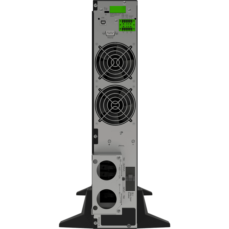 UPS Legrand KEOR DK Tower/Rack, 1000VA/1000W, Conversie dublă On-line, Sinusoidal, PFC, port USB și RS232, 6 x IEC C13, baterii 3x 12V, 7.2Ah (Kit opțional Rack 310952, placă SNMP, extensie baterie) [2]