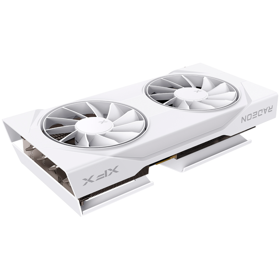Placă video XFX Swift AMD Radeon RX 9060 XT OC Albă, 8GB GDDR6, 128-bit, HDMI, 2x DP [2]