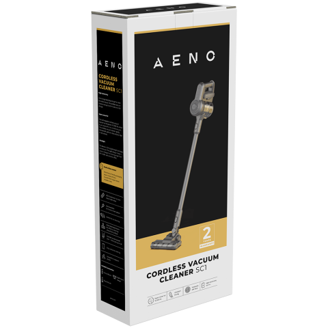 AENO Cordless vacuum cleaner SC1: electric turbo brush, LED lighted brush, resizable and easy to maneuver, 120W [4]