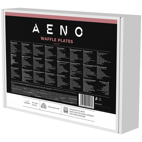 Grătar electric AENO AEG0001/AEG0005 Placă de vafe, strat antiaderent, dimensiune: 290*234mm, set de 2 bucăți [2]