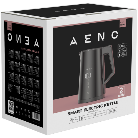 AENO Electric Kettle EK7S Smart: 1850-2200W, 1.7L, Strix, Double-walls, Temperature Control, Keep warm Function, Control via Wi-Fi, LED-display, Non-heating body, Auto Power Off, Dry tank Protection [4]
