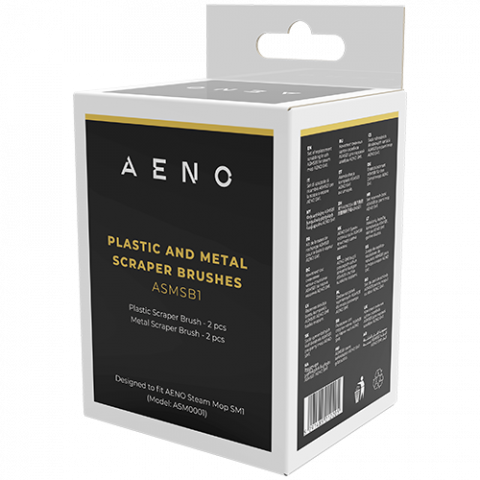 AENO Plastic scraper brush+Metal scraper brush for steam mop SM1 [2]