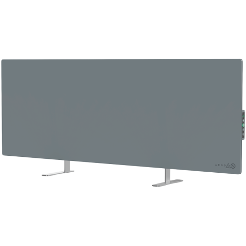 Aeroterme/Ventilatoare - AENO Premium Eco Smart Heater, 700W, Tempered glass, Infrared+convection heating type, LED display, Plug type: Europe (E/F type), GREY