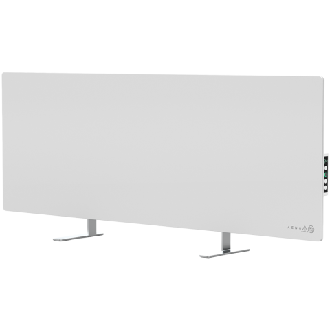 Aeroterme/Ventilatoare - AENO Premium Eco Smart Heater, 700W, Tempered glass, Infrared+convection heating type, Led display Plug type: Europe (E/F type), WHITE