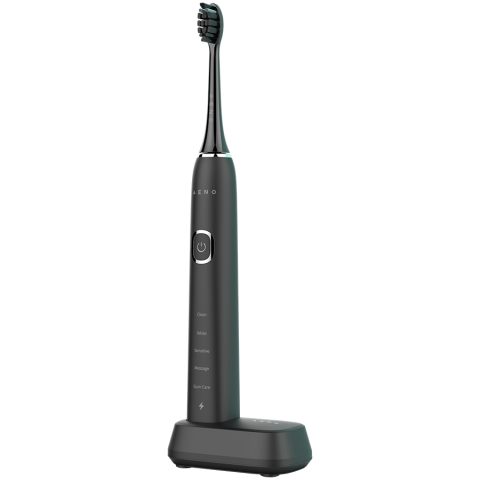 Periuțe de dinți electrice/Irigatoare - AENO Sonic Electric Toothbrush DB6: Black, 5 modes, wireless charging, 46000rpm, 40 days without charging, IPX7