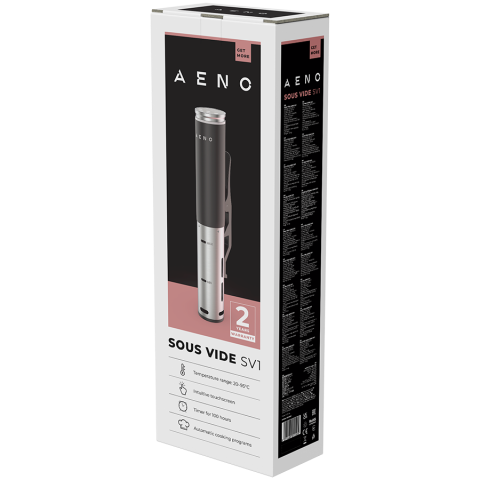 AENO Sous Vide SV1: 1200W, 4 Automatic programs, Temperature adjustment, Timer, Touch screen, LCD-display, IPX7 Water Proof [4]