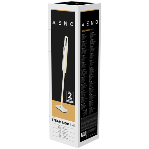 AENO Steam Mop SM1: built-in water filter, aroma oil tank, 1200W, 110°C, Tank Volume 380 ml, Screen Touch Switch [4]