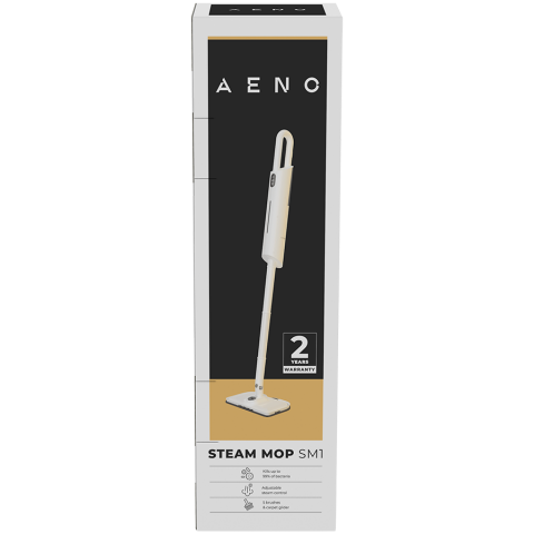 AENO Steam Mop SM1: built-in water filter, aroma oil tank, 1200W, 110°C, Tank Volume 380 ml, Screen Touch Switch [3]
