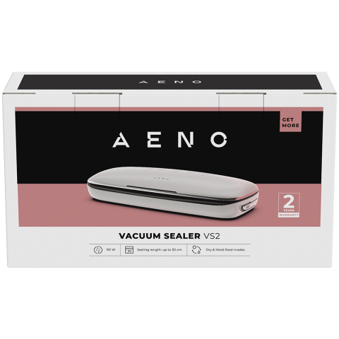 AENO Vacuum sealer VS2: 120W, 75kPa, Dry/Moist Food Mode, 3 modes: Vac+Seal, Seal, Pulse, Max Pocket Width 30 cm [1]