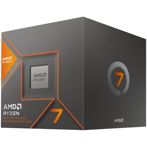 Procesoare - Procesor desktop AMD Ryzen 7 8C/16T 8700F (4.1GHz/5.0GHz, 24MB, 65W, AM5) cu cooler Wraith Stealth