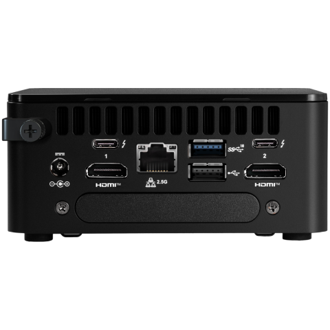 ASUS NUC 13pro/RNUC13ANHI300002I/Intel Core i3-1315U/Intel UHD Graphics/4xUSB/M.2 22x80 NVMe; 22x42 SATA/2.5'' SATA slot/2,5Gbe LAN/2xHDMI/ 2x Thunderbolt 4 (USB-C+DP)/no Storage/no RAM/AX211.NGWG.NV/ [1]