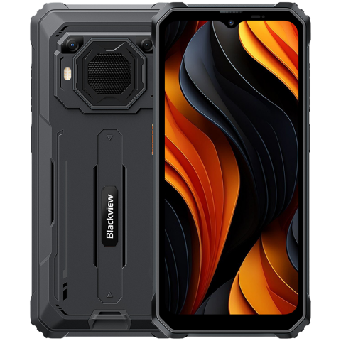 Laptop/Tablete/Telefoane - Blackview BV6200 Plus LTE 6.56" HD+IPS 720x1612 90Hz 8+256GB Unisoc T606 Octa-core 1.6GHz CAM Front 13MP Rear 16+2MP IP68/IP69K/MIL-STD-810H NFC Fingerprint 11000mAh NO Charger Android 14 Black