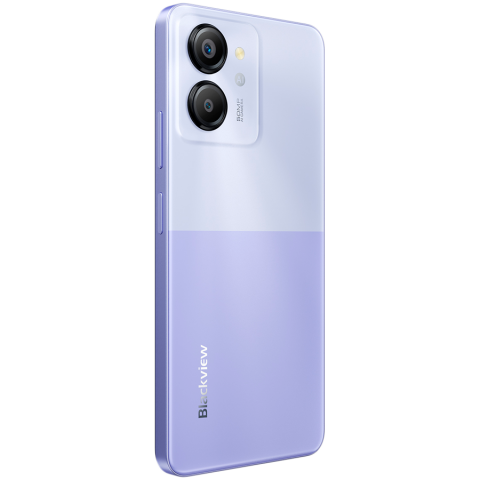 Blackview COLOR 8 8/256GB, 6.75inch FHD+ 720x1600, Octa-core, 8MP frontal/50MP, baterie 6000mAh, Type-C, Android 13, amprentă, Dual SIM, 3 sloturi pentru card SD, încărcare cu fir de 18W, violet [3]