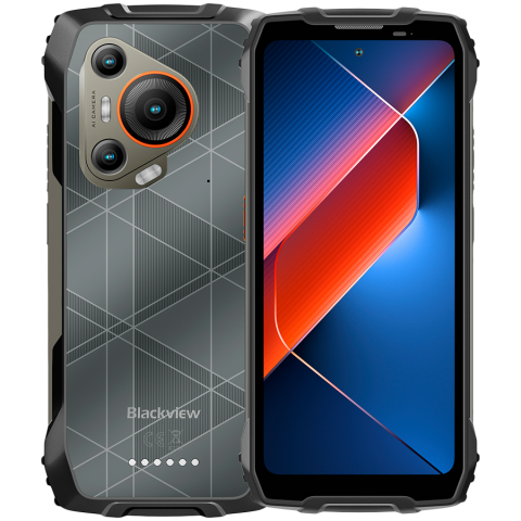 Tablete/Telefoane - Telefon mobil Blackview BL7000 Rugged, 6.78" FHD+, 120Hz, MediaTek Dimensity 6300, 8GB RAM, 256GB, 5G Dual SIM, 50MP + 20MP Night Vision, 7500mAh, Android 15, Negru