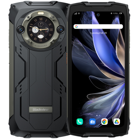 Telefoane - Blackview Rugged BV9300Pro LTE 6.7" FHD+IPS 1080x2388 120Hz Corning 5 12GB+256GB MT6789V G99 Dual-display CAM Front 32MP Rear 64MP+8MP IP68/IP69K Waterproof NFC Fingerprint 15080mAh NO Charger Android