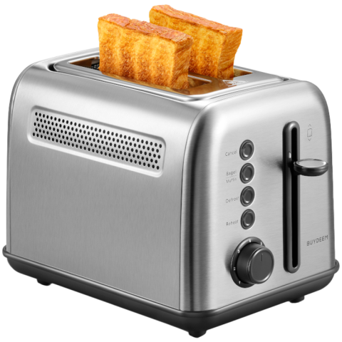 BUYDEEM 2 Slice Toaster, model DT620E, color Stainless Steel, EU [4]