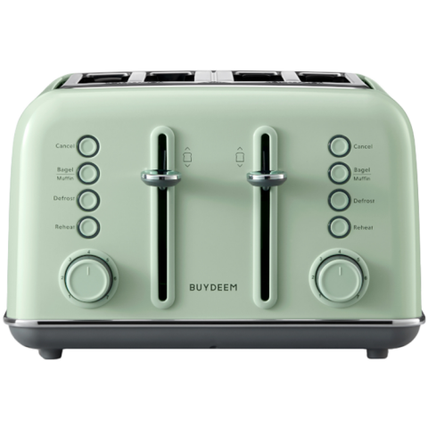 BUYDEEM 4 Slice Toaster, model DT640E, color Cozy Greenish, EU [1]