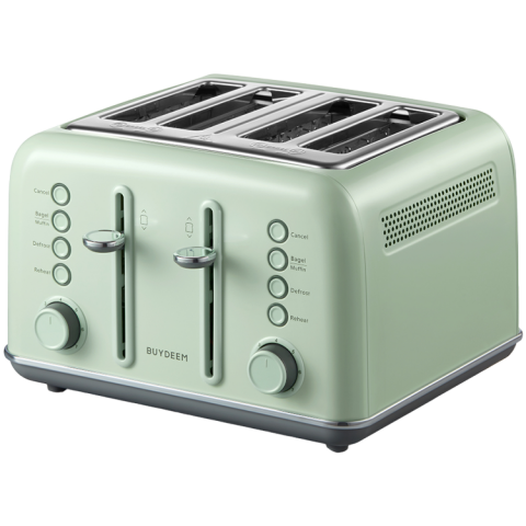 Electronice/Electrocasnice - BUYDEEM 4 Slice Toaster, model DT640E, color Cozy Greenish, EU