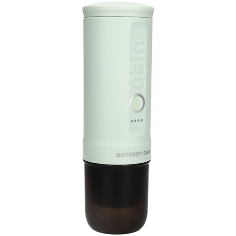 BUYDEEM Nano Espresso Machine, model OTEM-01, color Cozy Greenish [1]