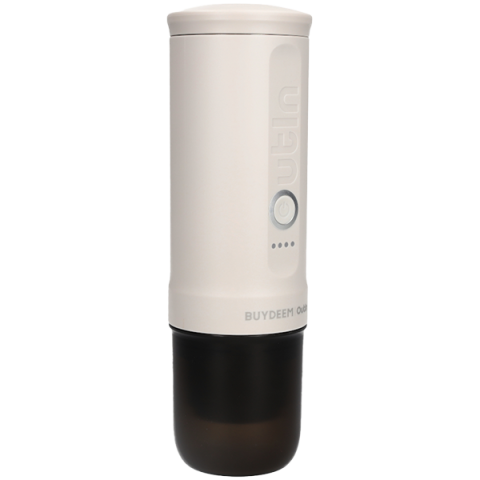 BUYDEEM Nano Espresso Machine, model OTEM-01, color Oat White [1]