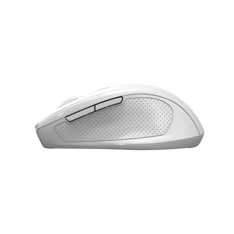 Canyon 6 buttons wireless 2.4Ghz mouse, MX8650A Sensor, DPI up to 1600,Injection case, 3 M life times left and right switches, 2xAAA battery, ABS material, Size: 105x71x40mm, Weight: 59g, white [4]