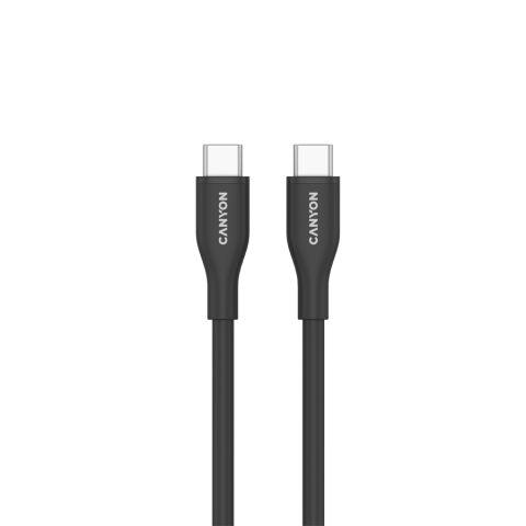 CANYON cable CC60SC10 C-C 60W 1m Silicon Black [1]