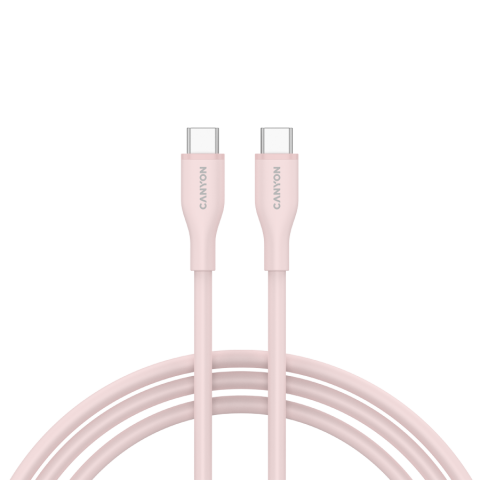 Laptop/Tablete/Telefoane - CANYON cable CC60SC10 C-C 60W 1m Silicon Pink Sand