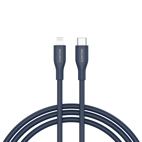 Laptop/Tablete/Telefoane - CANYON cable CLNM60 C-L 60W MFI 1m Silicon Blue