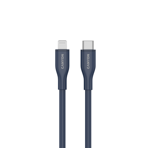 CANYON cable CLNM60 C-L 60W MFI 1m Silicon Blue [1]