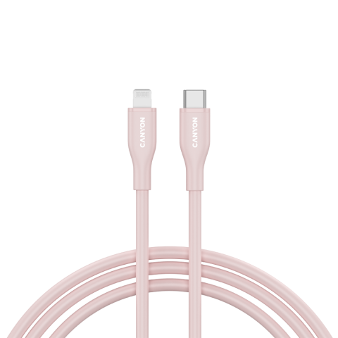 Laptop/Tablete/Telefoane - CANYON cable CLNM60 C-L 60W MFI 1m Silicon Pink