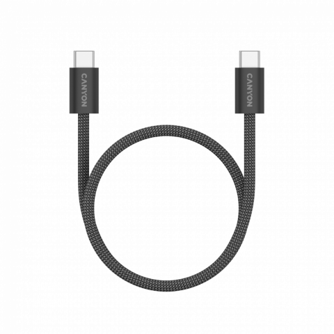 CANYON cable OnWire 60MG C-C 60W Magnet Braided 1m Black [3]