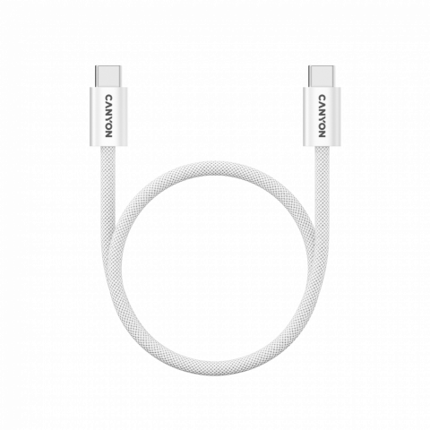 CANYON cable OnWire 60MG C-C 60W Magnet Braided 1m White [3]