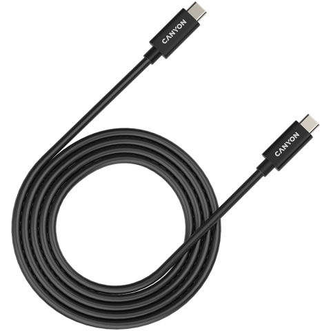 Laptop/Tablete/Telefoane - CANYON cable UC-42 USB-C to USB-C 240W 20Gbps 4k 2m Black