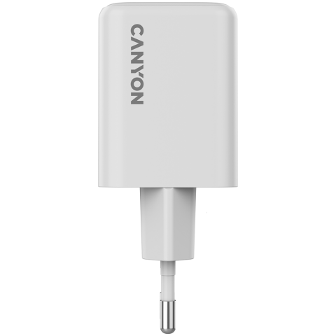 CANYON charger CU45AC GaN 45W 1xPD 1xQC EU White [1]