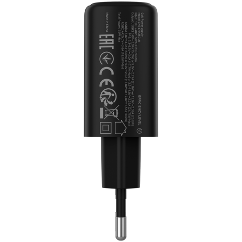 CANYON charger OnCharge 250 25W 1xPD 1xQC EU Black [2]