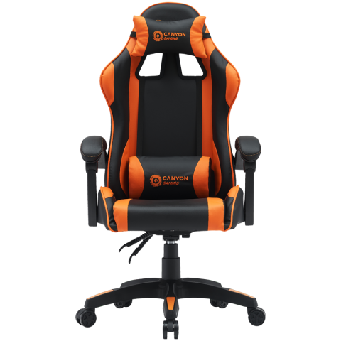 Jocuri si multimedia - CANYON gaming chair Core SGCH2 Black Orange