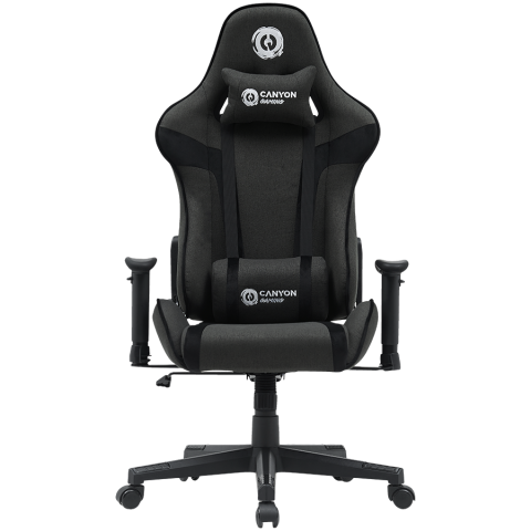 Jocuri si multimedia - CANYON gaming chair Crest FCH01 Fabric Grey